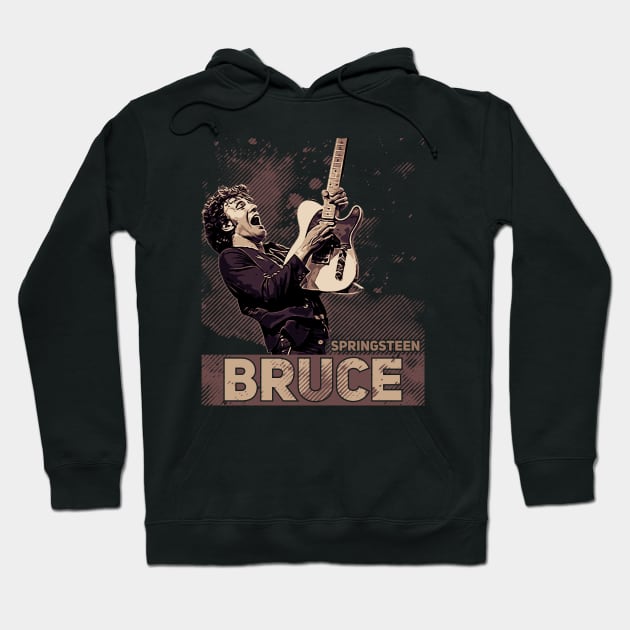 Bruce springsteen Hoodie by Degiab